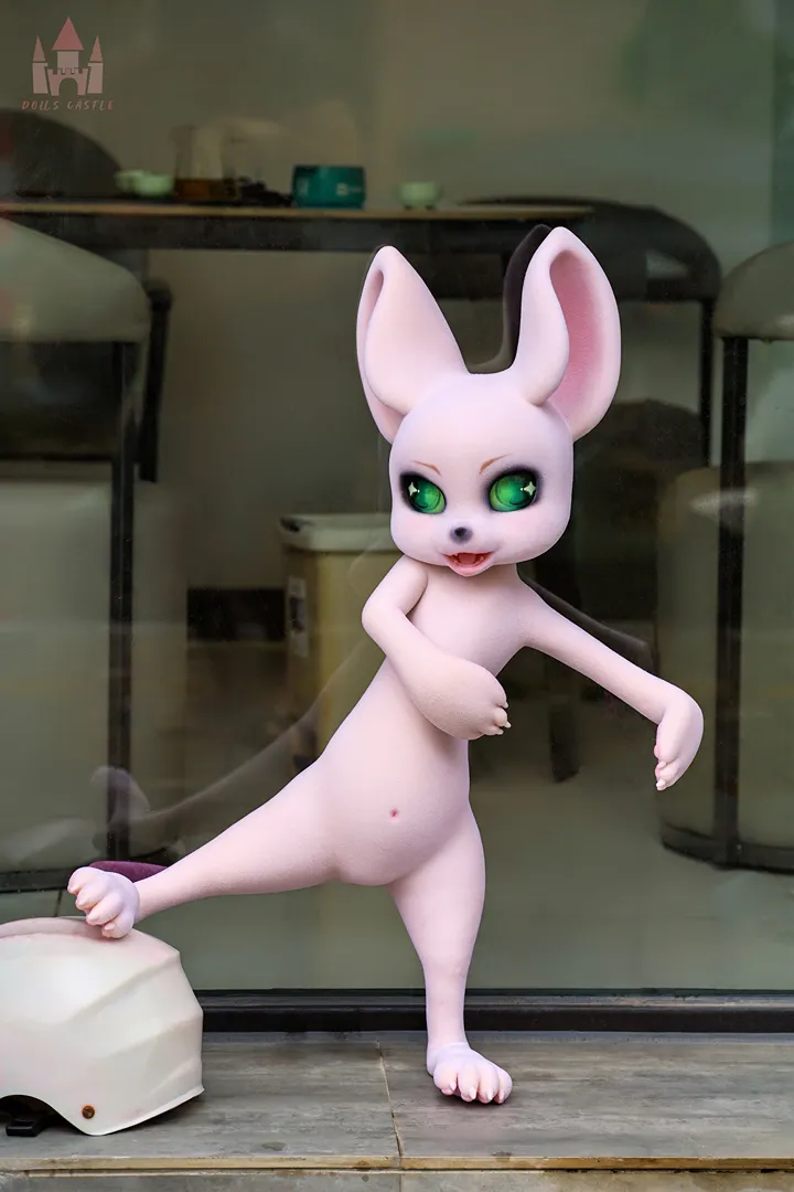 80cm (2ft7) Furry All-In-One Silicone Sex Doll Cheese Mouse with Fur